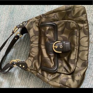 Coach handbag and matching wallet